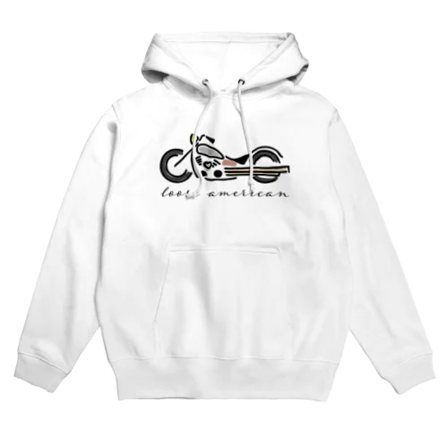 ゆるいアメリカン Hoodie