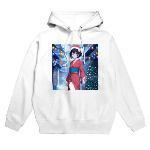 日本人女性クリスマスツリー Hoodie