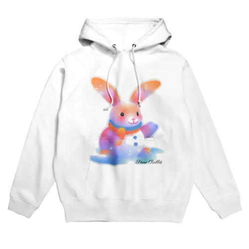 雪うさぎちゃんグッズ Hoodie