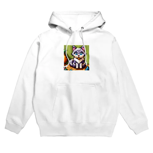 ドット絵バーマンキャット Hoodie