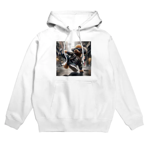 トイプードルのひかるくん(革ジャン) Hoodie