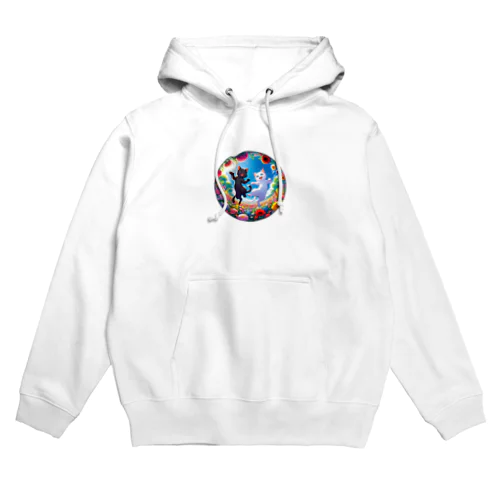 ブルースカイフラワーダンス Hoodie