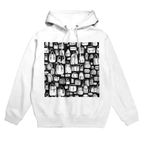 たくさんのいろいろな種類の鞄 Hoodie