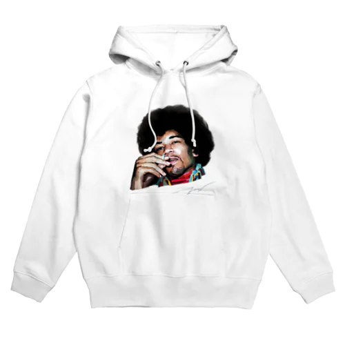 ジミヘン ジミヘンドリックス Jimi Hendrix イラスト 絵 ロック ギター ギターリスト ブルース Hoodie