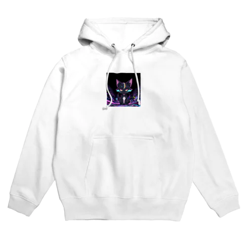 サイケデリックネコ Hoodie