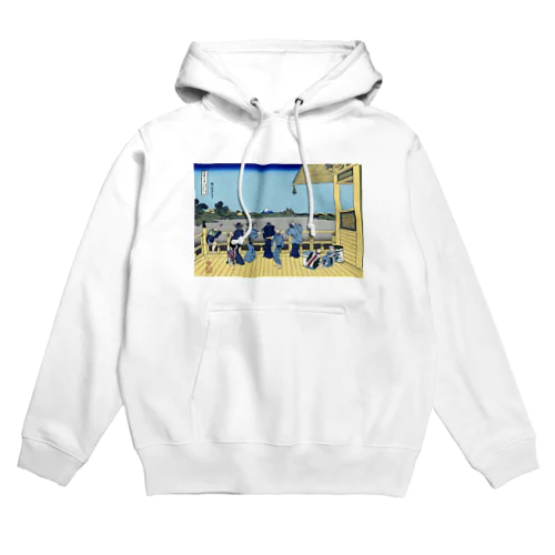 北斎「富嶽三十六景㊱　五百らかん寺さざゐどう」葛飾北斎の浮世絵 Hoodie