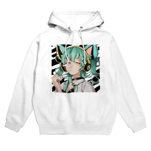 VOCALOID風 猫耳ちゃん Hoodie