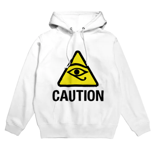 #06👽CAUTION ホルスの目 Hoodie