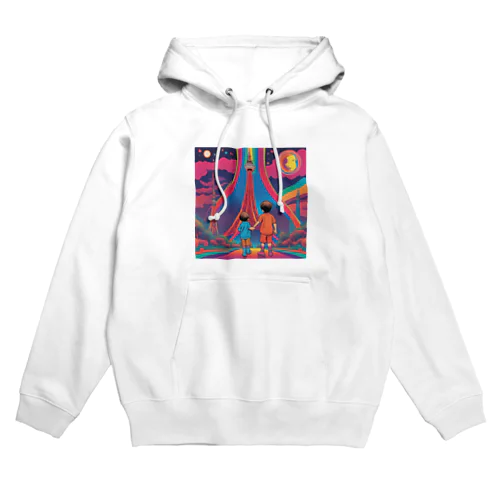 タワーと兄弟 Hoodie