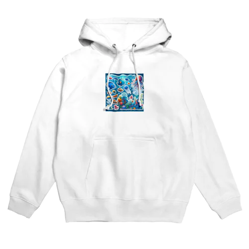 水中の冒険 Hoodie