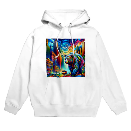 街のクマさん Hoodie