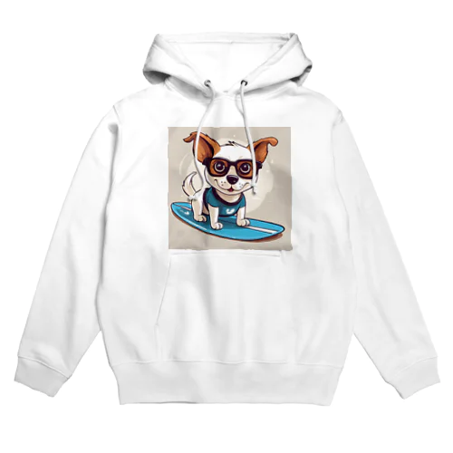 サーフィン犬 Hoodie