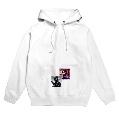 忍者　くのいち Hoodie