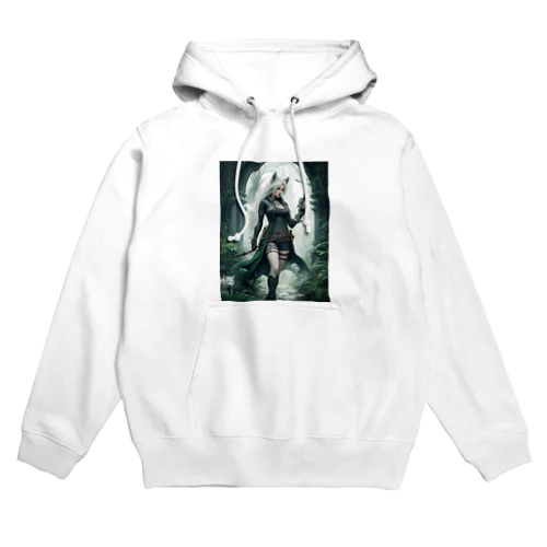 狐耳の美しき狩人 - Kitsune no Mimi no Utsukushiki Hunter: The Beautiful Hunter with Fox Ears Hoodie