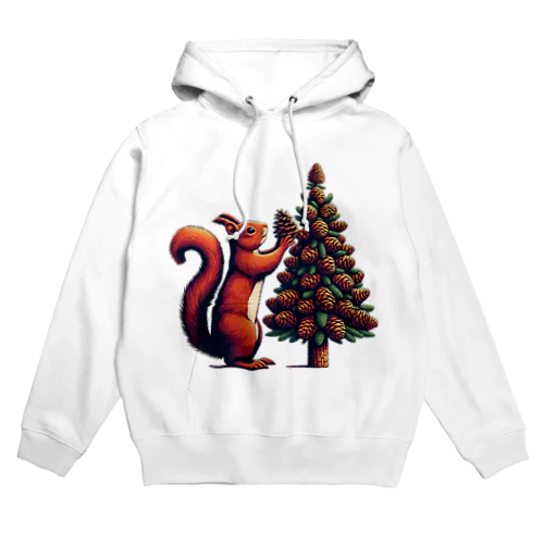 リスのクリスマス Hoodie