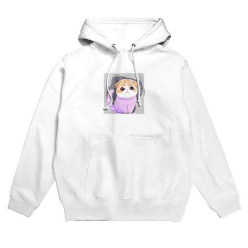 キラキラお目々のスコティッシュフォールド Hoodie