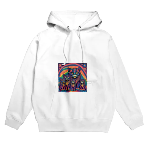 サイケなマヌル家族 Hoodie