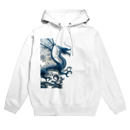 花の翼のドラゴン Hoodie