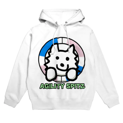 AGILITY SPITZ「タイヤからこんにちは！」 Hoodie