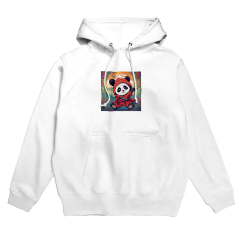 忍者　子パンダ参上 Hoodie