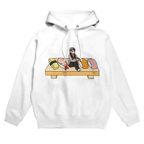 すしげたウルすし Hoodie