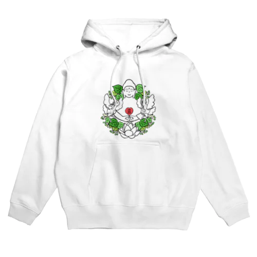 ホトケサマリース(緑赤) Hoodie