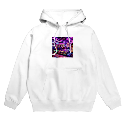 当たりそうなスロット、カジノ風 Hoodie