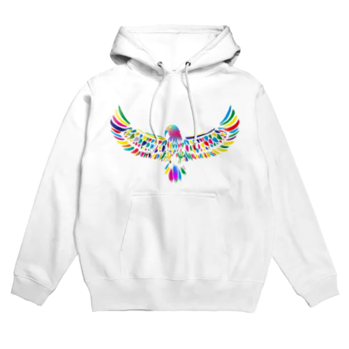 ビビッドなイーグル Hoodie