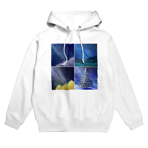 「四季と星」の4部作 Hoodie