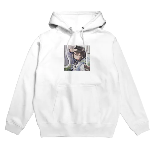 学校の中の少年 Hoodie