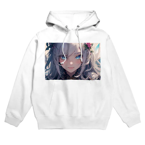 銀髪の美少女 Hoodie