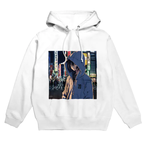 パーカーフードの少女　池袋編 Hoodie