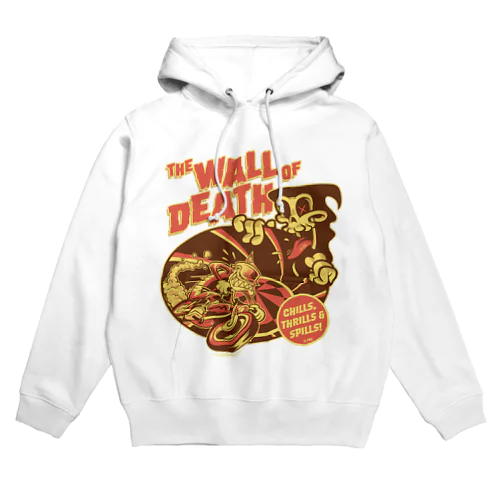 the Wall of Death : Brown / Orange  Hoodie