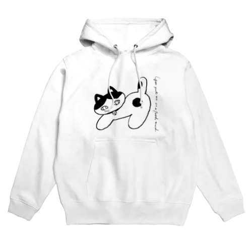 ねこねこハチワレ Hoodie