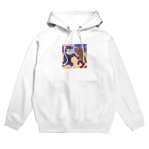 タイマン猫 Hoodie