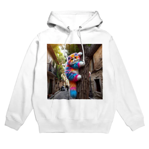 絶対落ちないのニャ😺 Hoodie