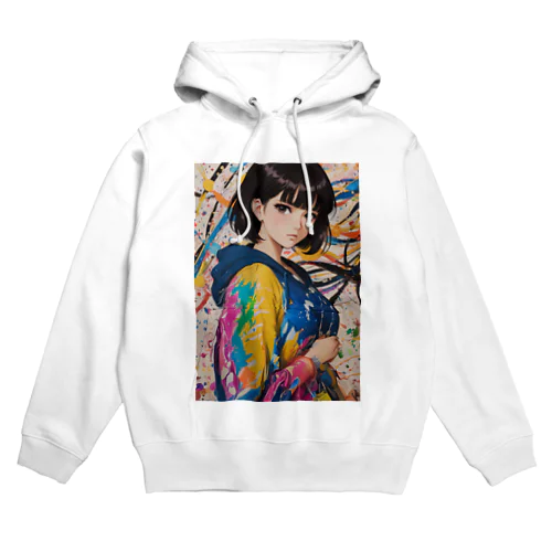 彼女はみなぎるエネルギーと魅力を放つ Hoodie