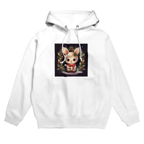 クリスマスラビット Hoodie