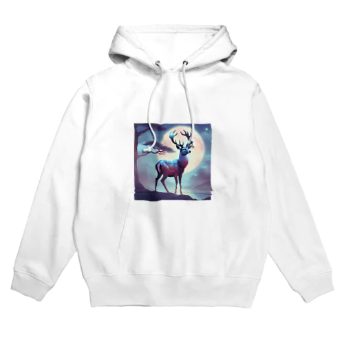 神秘的な鹿 Hoodie