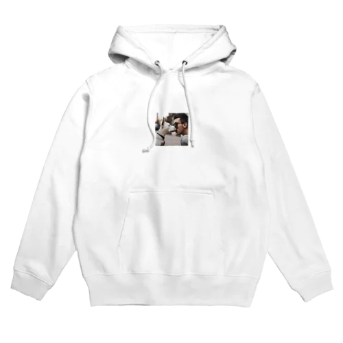 キスする犬グッズ Hoodie