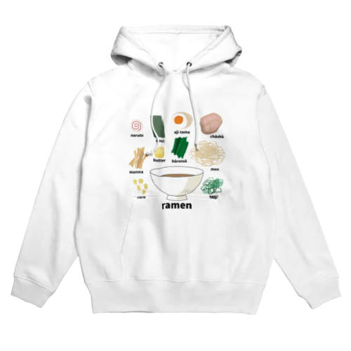 ラーメンの具 外国人に人気の日本食のトッピング Hoodie