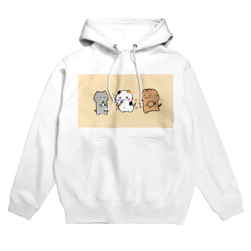 パーカー　ユルねこ　ポジねこ　ジトねこver  Hoodie