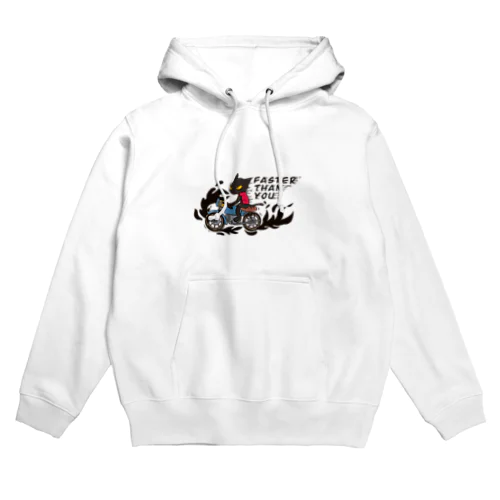 cafe racer cat Hoodie