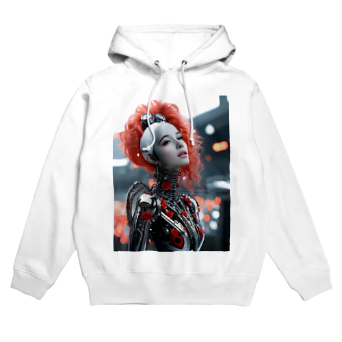 女性ロボット Hoodie