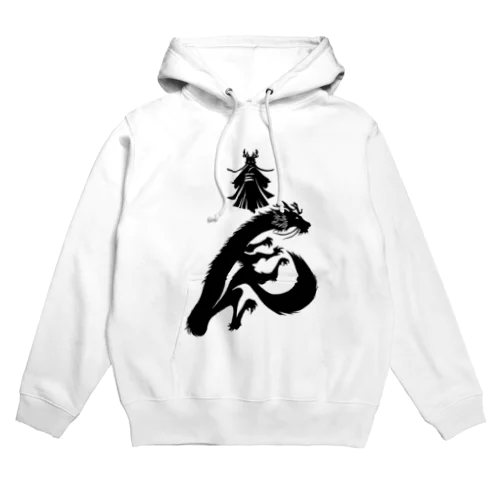 辰年辰姫ブラック Hoodie