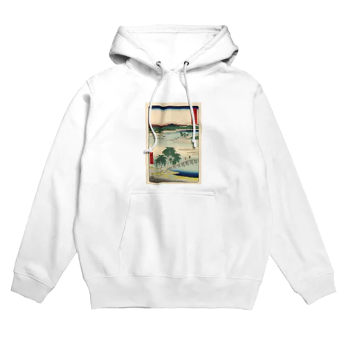 広重「冨二三十六景⑬　武蔵玉川」歌川広重の浮世絵 Hoodie