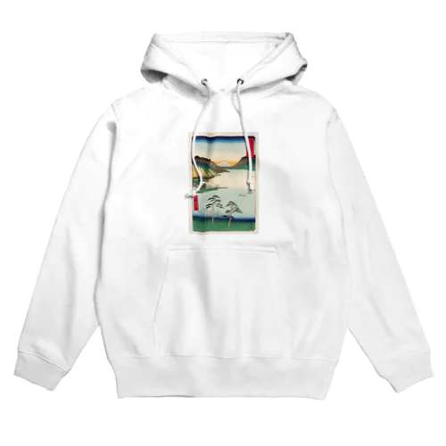 広重「冨二三十六景㉘　信州諏訪之湖」歌川広重の浮世絵 Hoodie