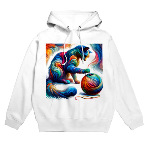 宇宙猫の糸玉冒険 Hoodie