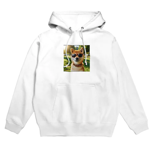 グラサン柴 Hoodie