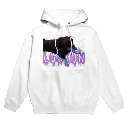 ロックオンワル顔 ムラサキ Hoodie